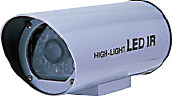 屋外スーパー赤外線
LED搭載防犯カメラ